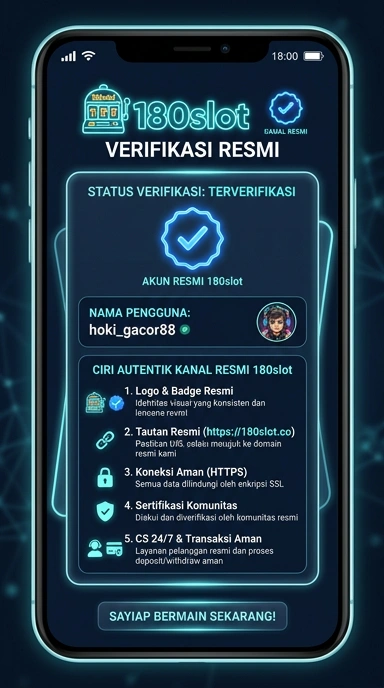 Kanal Resmi 180slot untuk Pengguna Android Indonesia
