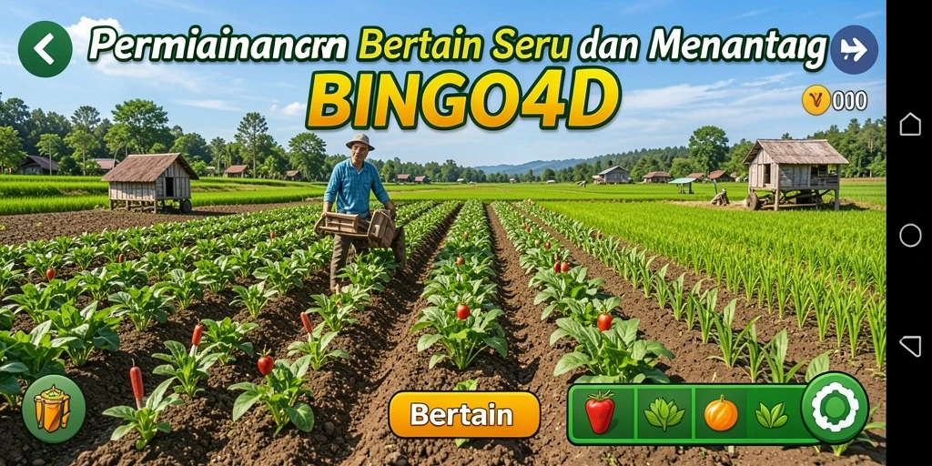 Tampilan antarmuka BINGO4D yang menarik dan informatif.
