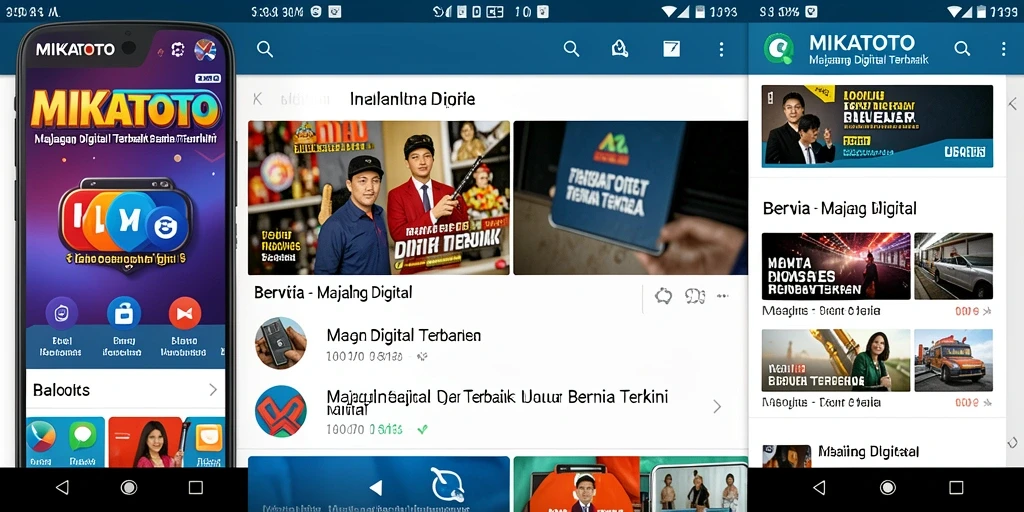 Antarmuka aplikasi MIKATOTO yang menarik dan informatif.