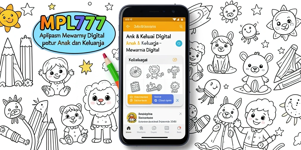 Tampilan antarmuka MPL777 dengan fungsi mewarnai yang interaktif.