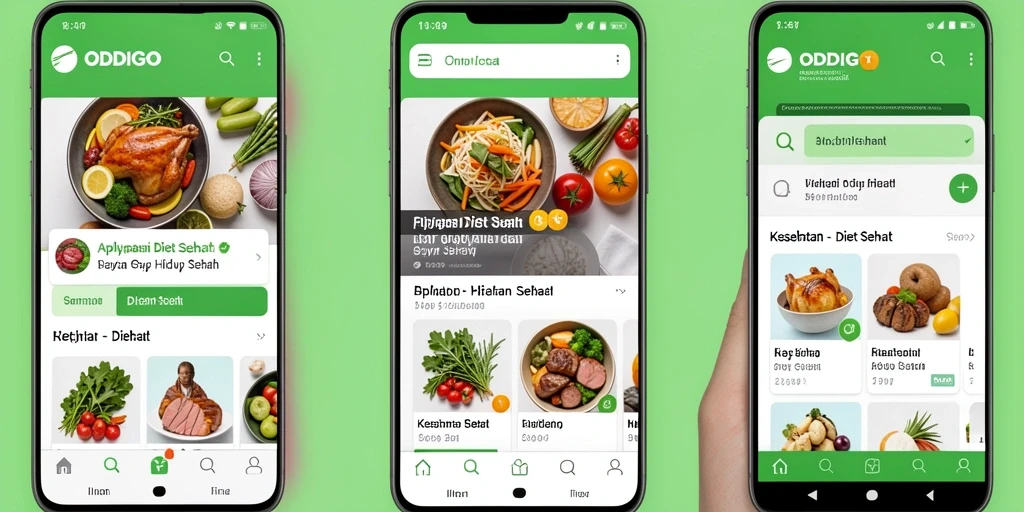 Tampilan antarmuka ODDIGO yang ramah pengguna dan informatif.